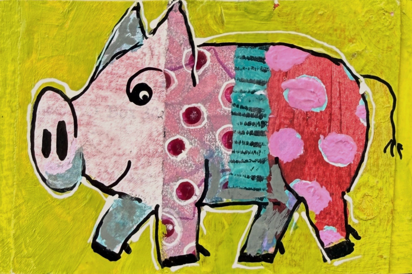 Collage Pig - June