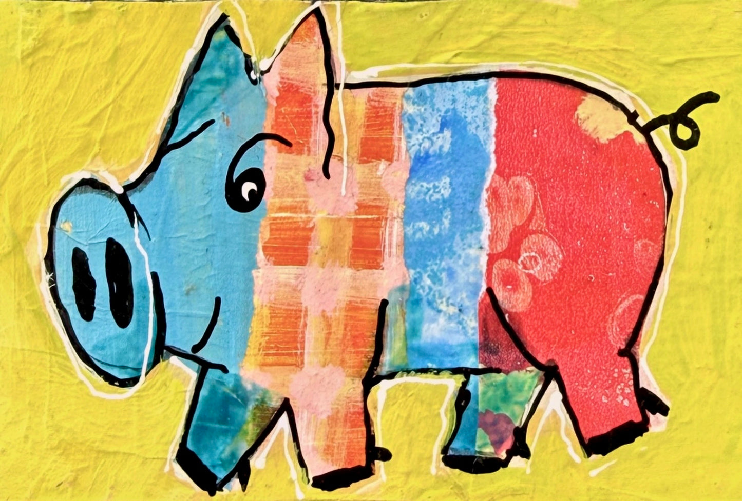 Collage Pig - Kit