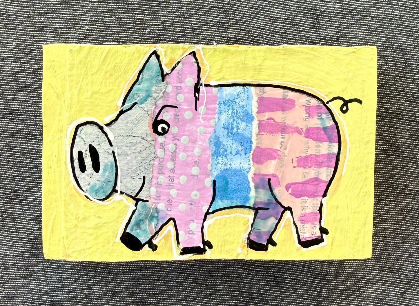 Collage Pig - Lux