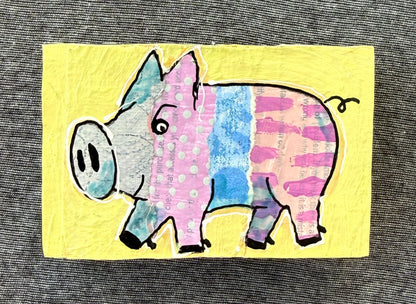 Collage Pig - Lux