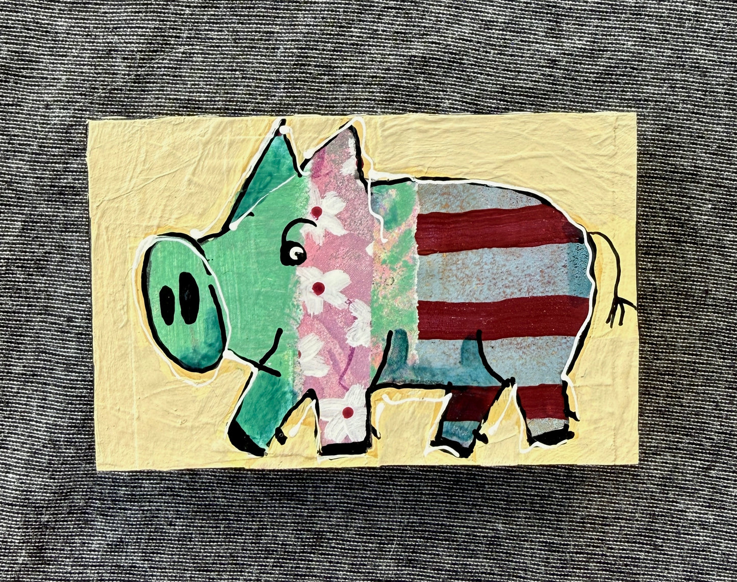 Collage Pig - Otto