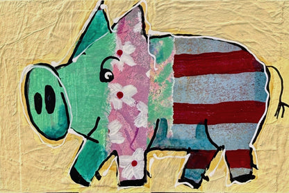 Collage Pig - Otto