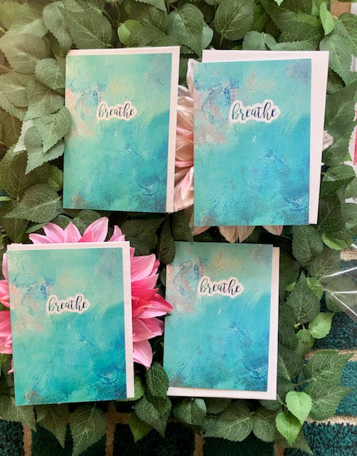 Art Cards for the Art Crawl - Breathe
