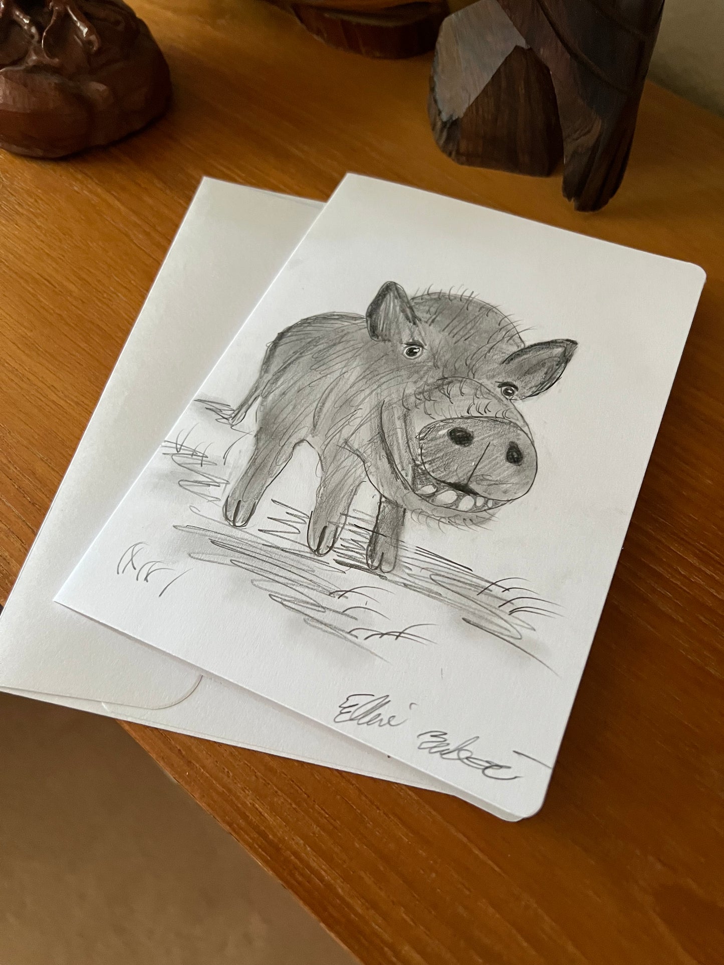 Moonshine — Hand-Drawn Greeting Card by Ellie Zulewski
