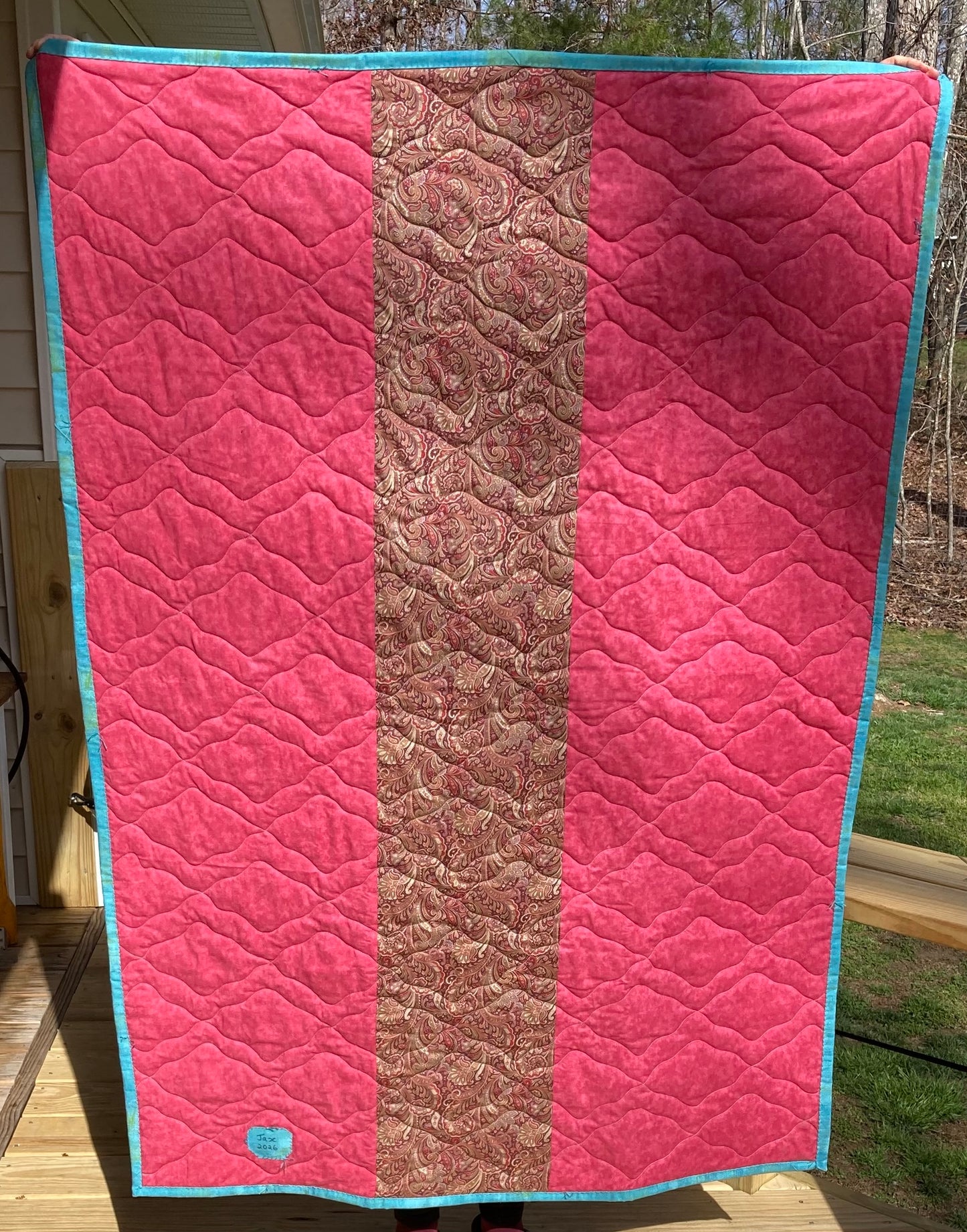Flower Friends Handmade Quilt & Wall Hanging