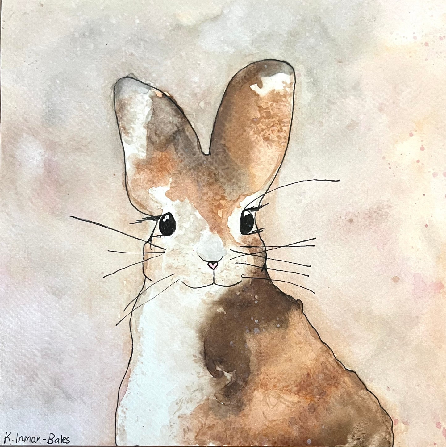 Jessie - Original Watercolor by Kamaljit Inman-Bates