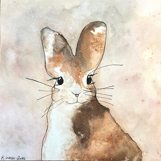 Jessie - Original Watercolor by Kamaljit Inman-Bates