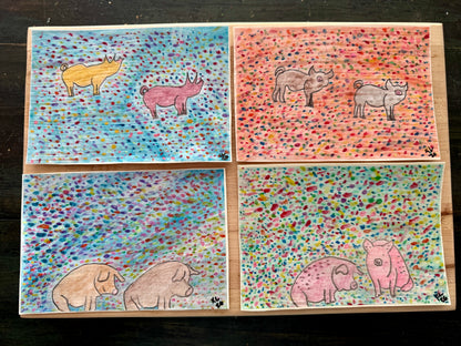 Spread Compassion Like Confetti Notecards (Set 1) by Kiki