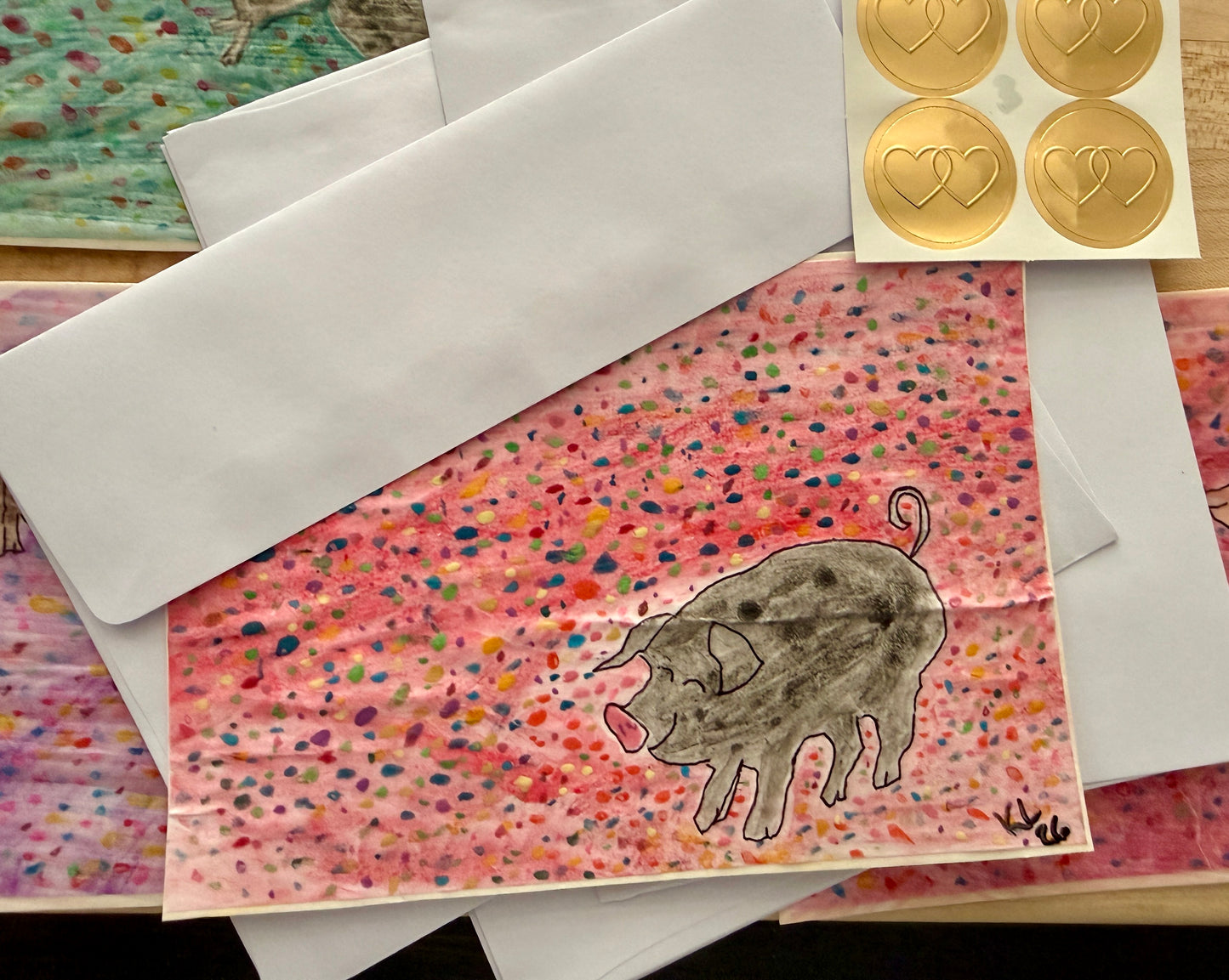 Spread Compassion Like Confetti (Set 3) by Kiki