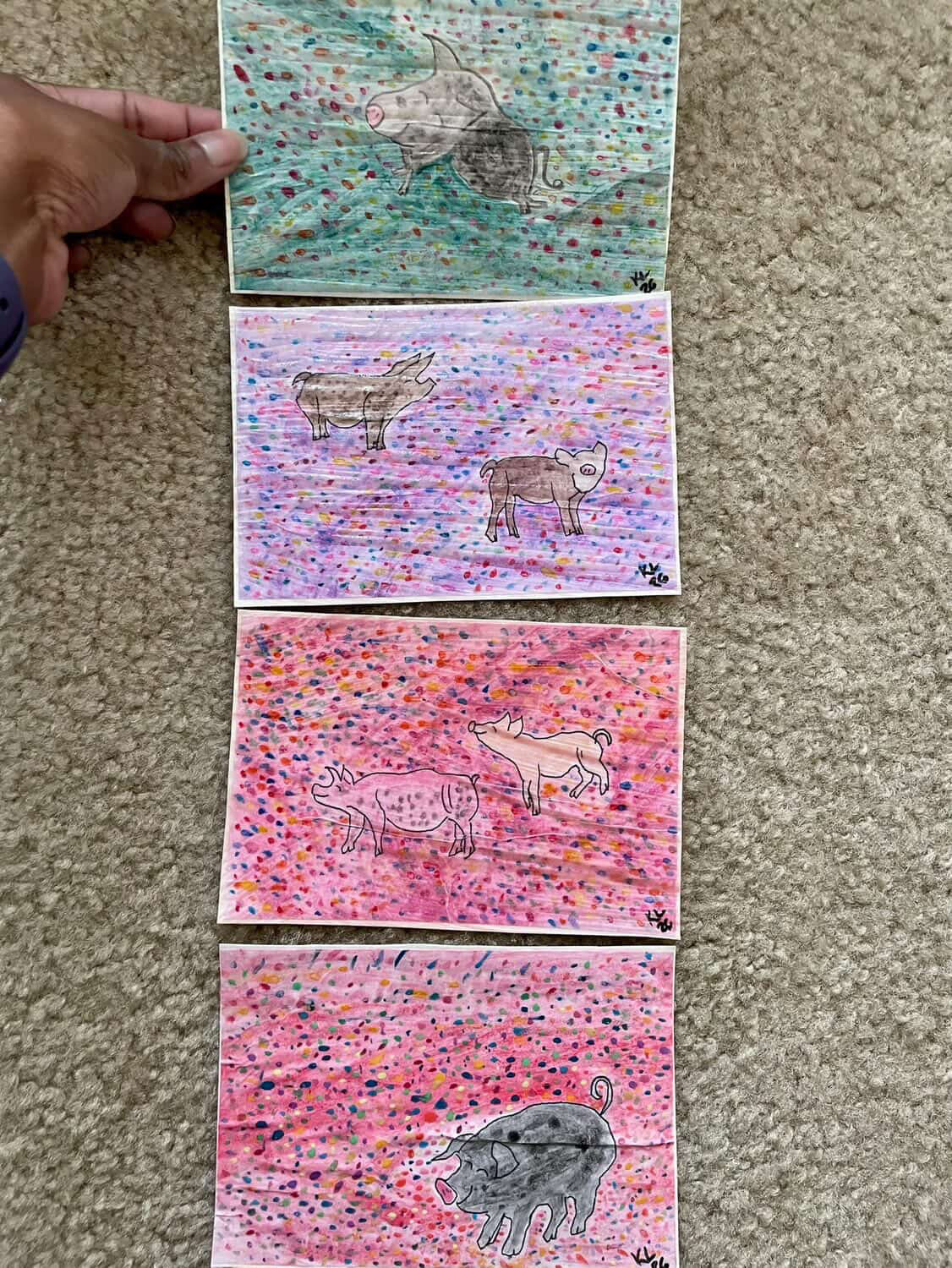 Spread Compassion Like Confetti (Set 3) by Kiki
