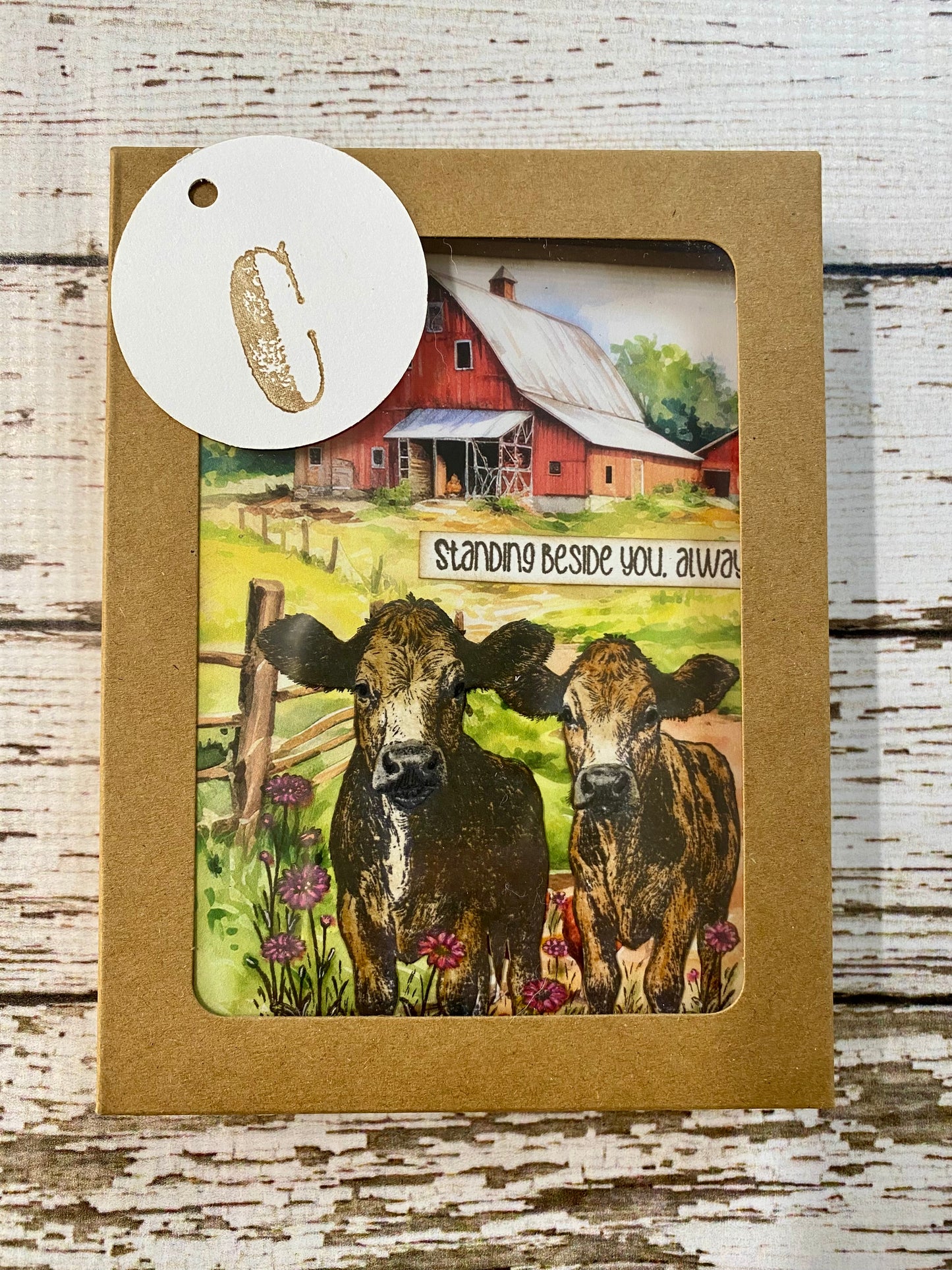 Barn Card Set – C: Boxed Set of 6 Handmade Cards by Tamera Bastiaans
