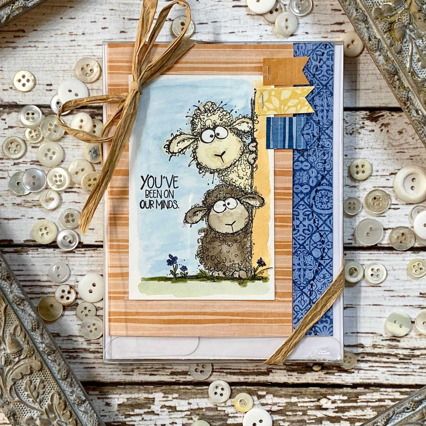 Scenic Farm Card Set: Boxed Set of 6 Handmade Cards by Tamera Bastiaans