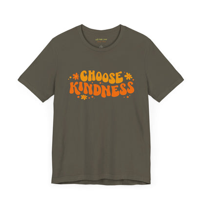 'Choose Kindness' Retro Tee | 12+ Color Options