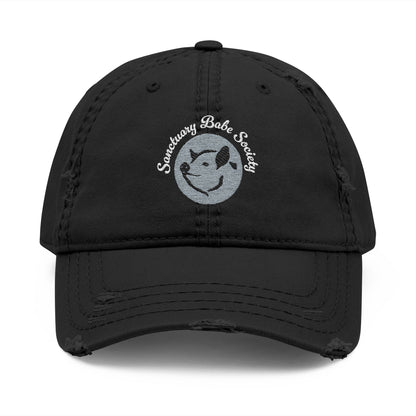 Sanctuary Babe Society Distressed Baseball Cap (100% Cotton; 3 Color Options)