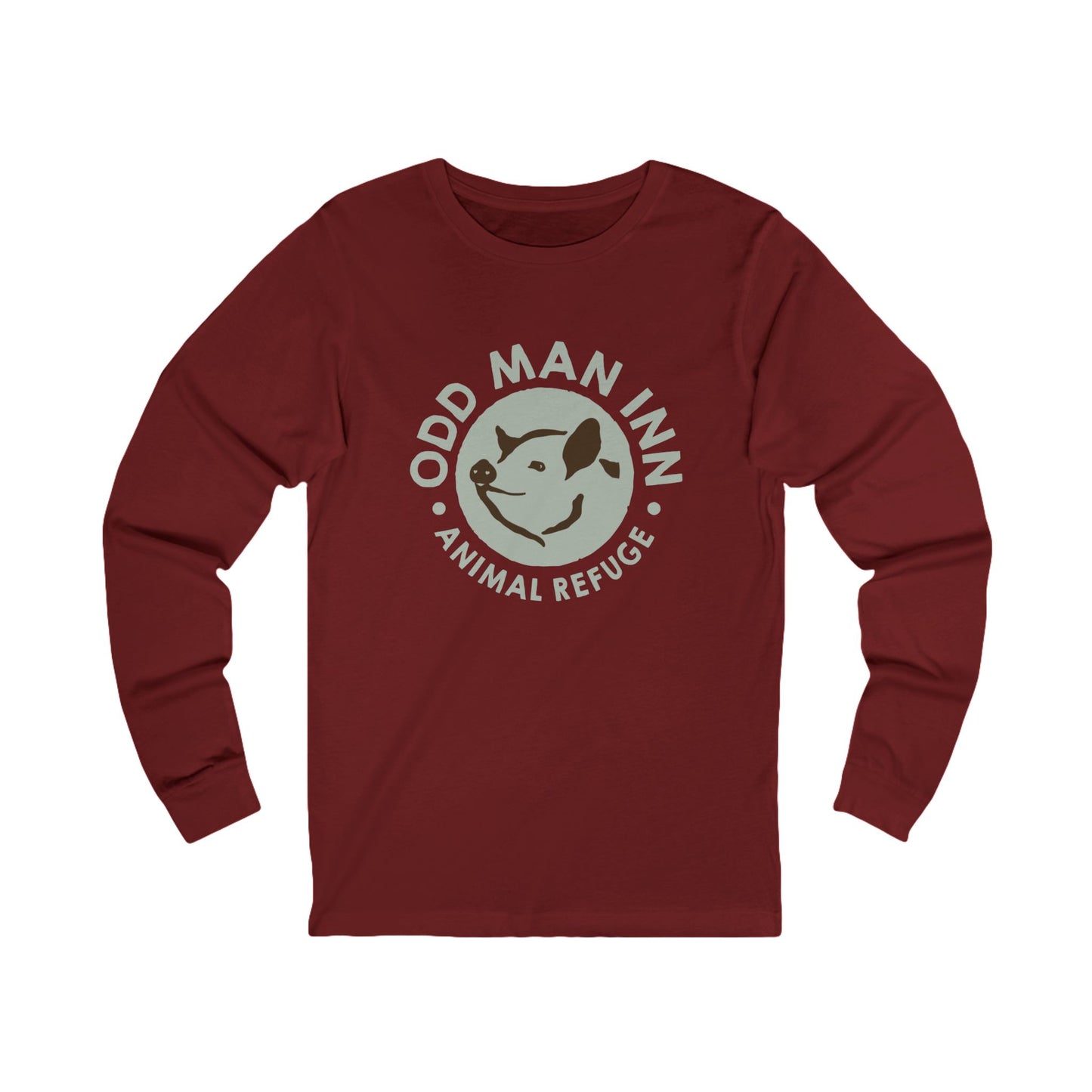 Everyday Jersey Long Sleeve Logo Tee (5+ color choices)