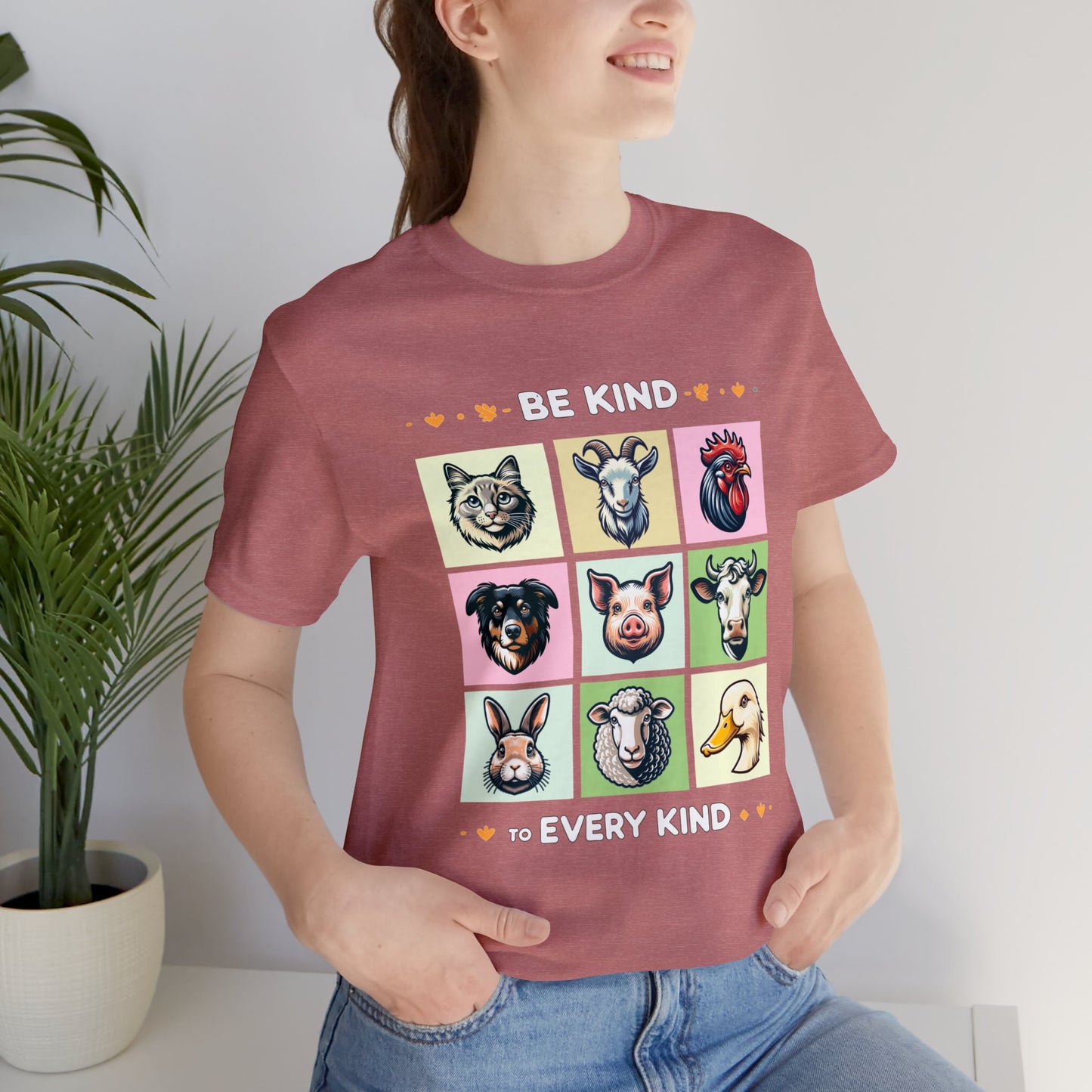 Be Kind to Every Kind - 100% Cotton Unisex T-shirt