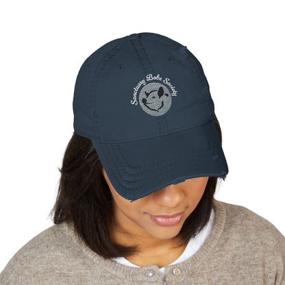 Sanctuary Babe Society Distressed Baseball Cap (100% Cotton; 3 Color Options)