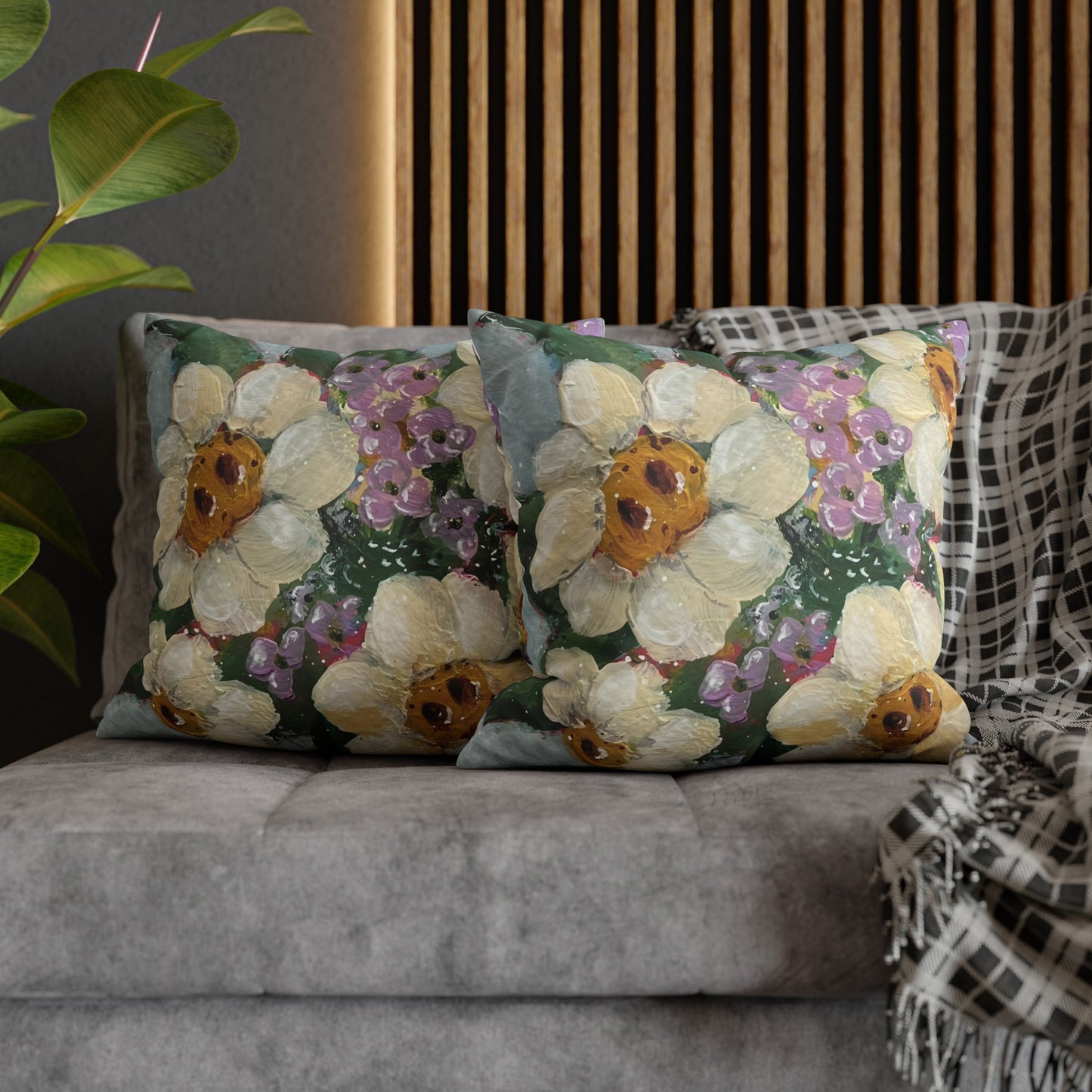 Before the Mud Bath | Sanctuary Blooms Pillow Cover