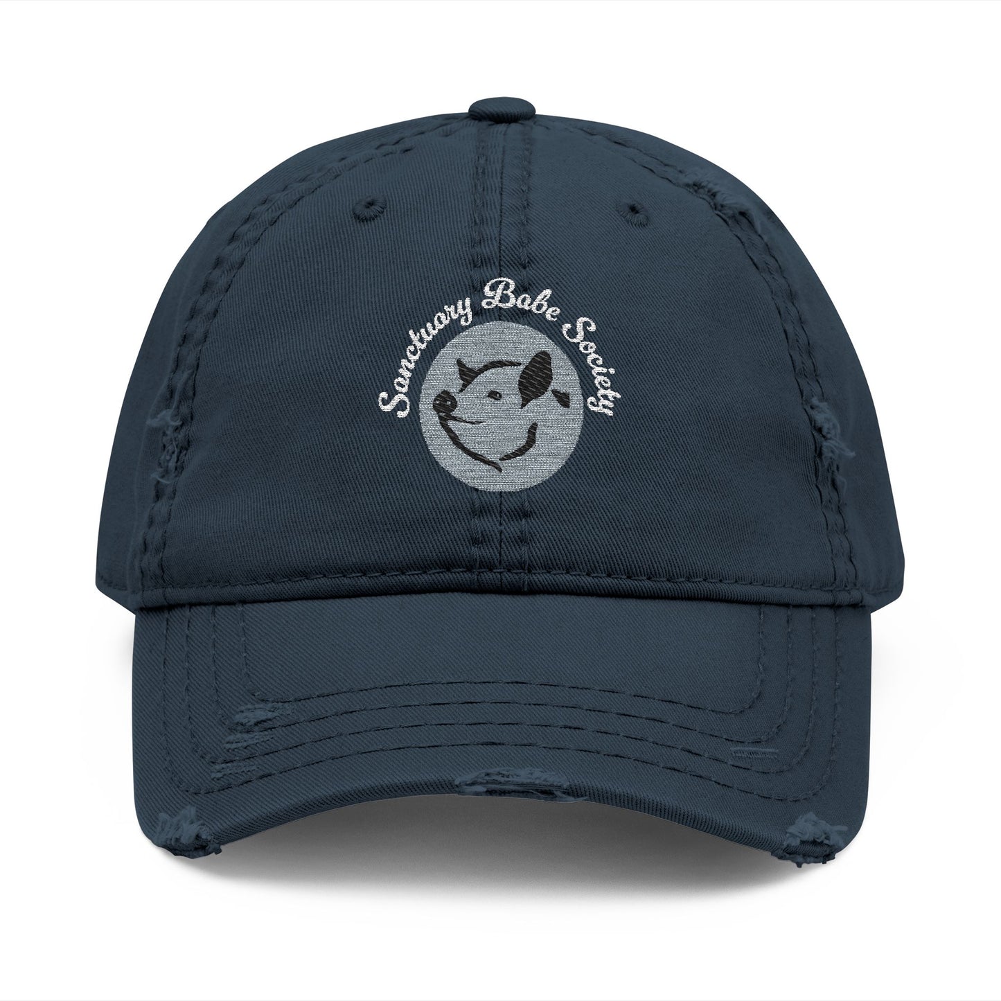 Sanctuary Babe Society Distressed Baseball Cap (100% Cotton; 3 Color Options)