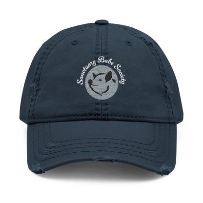 Sanctuary Babe Society Distressed Baseball Cap (100% Cotton; 3 Color Options)