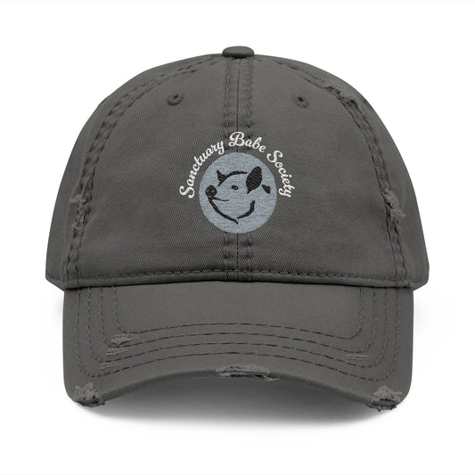 Sanctuary Babe Society Distressed Baseball Cap (100% Cotton; 3 Color Options)