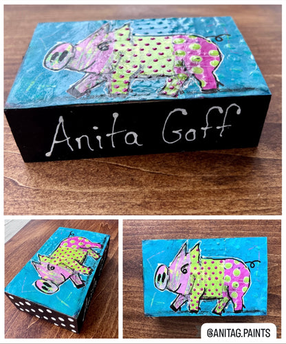 Collage Pig - Fawn
