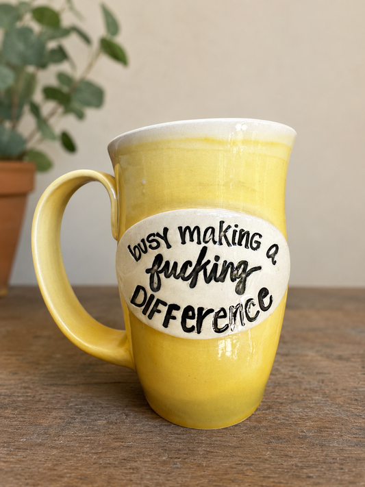 Busy Making a Difference - Handcrafted Ceramics by the Vegan Potter