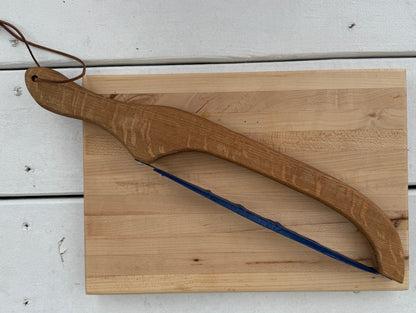 Handcrafted Oak Bow Bread Knife