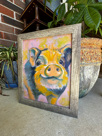 Be Kind to All Kinds — Original Framed Painting by Christina LeBlanc