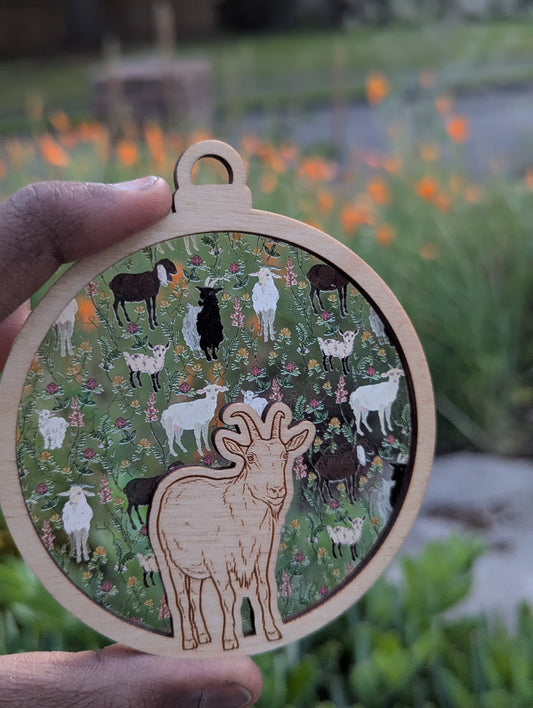 Not Just One Goat - Suncatcher