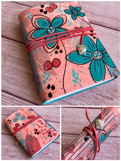 Blossoming Snouts Journal (Turquoise Blossoms)