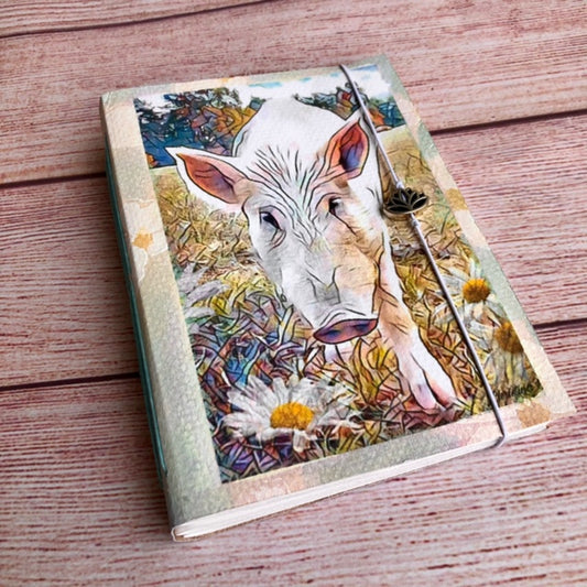 Sanctuary Babe Journal with Hand-painted Cover (Daisy)