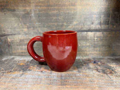 Red Mug - Handcrafted Ceramics by the Vegan Potter