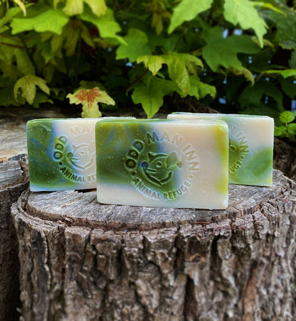 Feral & Fabulous (Mint - White Tea) - Handcrafted, Cruelty-Free Swamp Soap